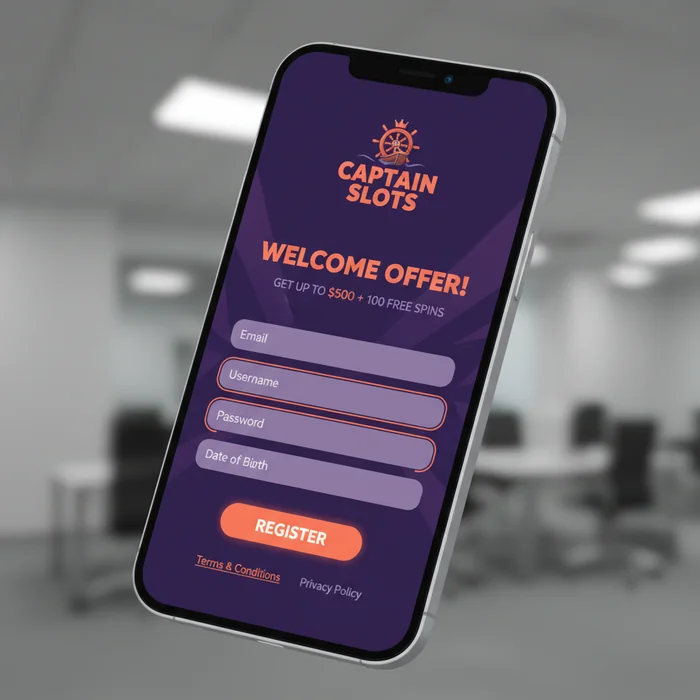 Captain Slots Casino Signup